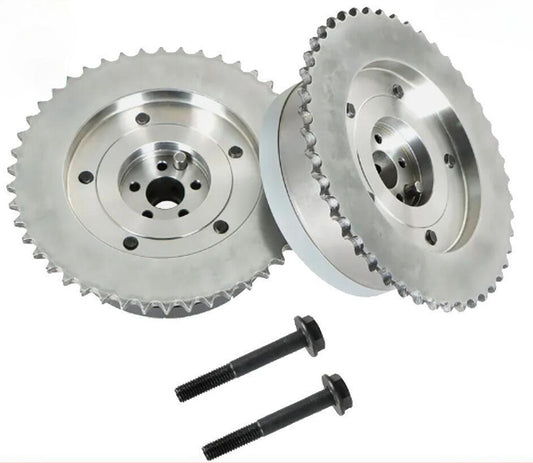 2x IntakeExhaust Cam Camshaft Phaser Gear fits for Chevrolet Equinox Impala 2.0 2.4