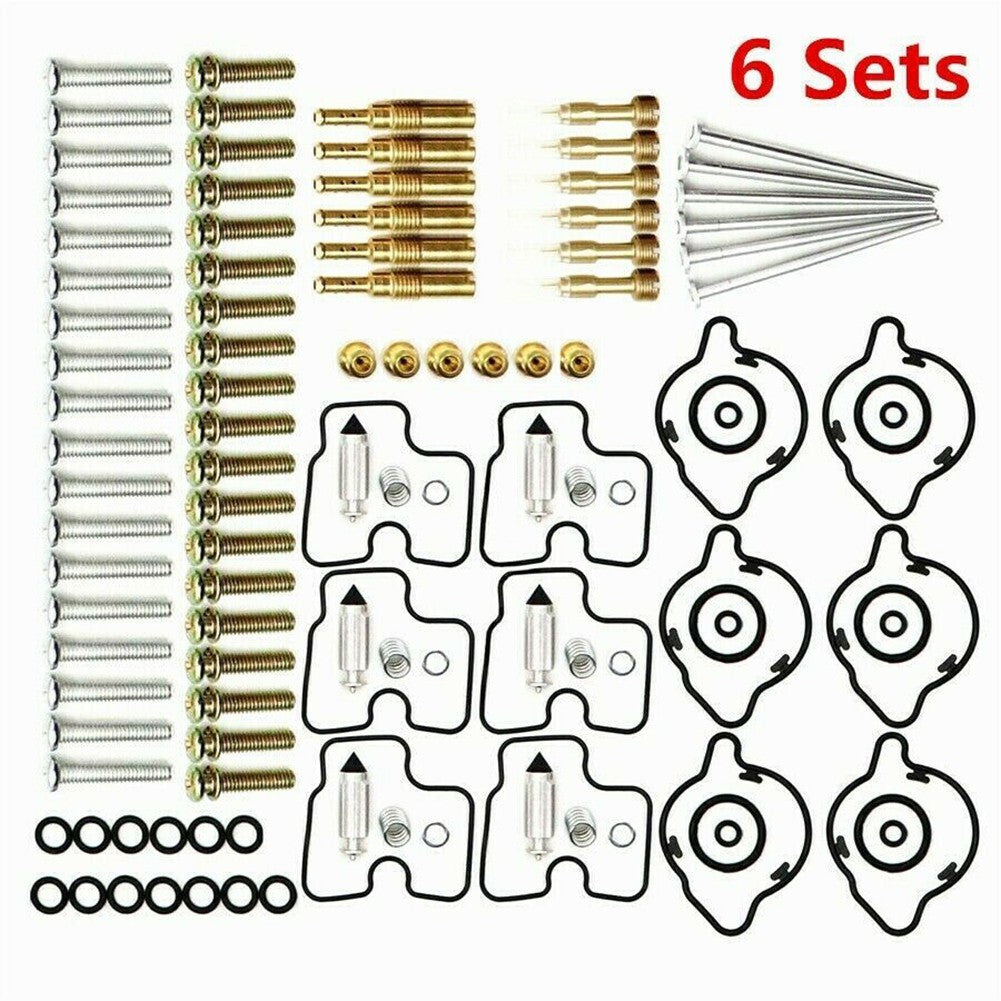 6x Carburetor Repair Kit For GL1500C GL1500CT Tour Valkyrie 1500 1997-2003