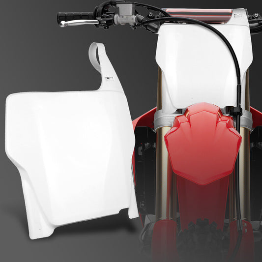 Front Number Plate White Fits for HONDA CRF250 CRF250R 2004-2007 Pit Dirt Bike