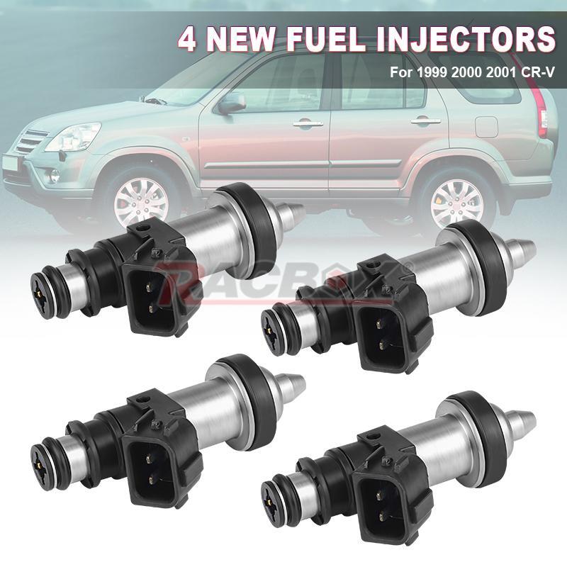 Set Of 4 NEW FUEL Injectors 06164-PCA-000 for 1999 2000 2001 CR-V CRV 2.0L
