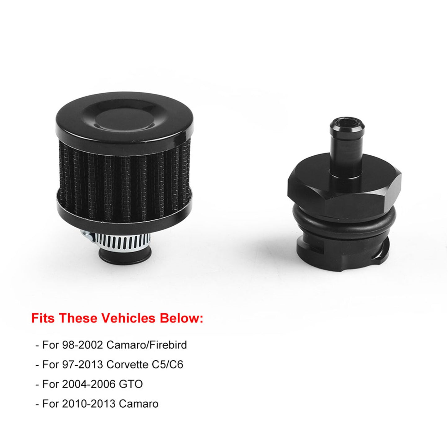 Fitting Filter Billet Valve Cover Oil Cap Breather Fits LSX LS1 LS6 LS2 LS3 LS7