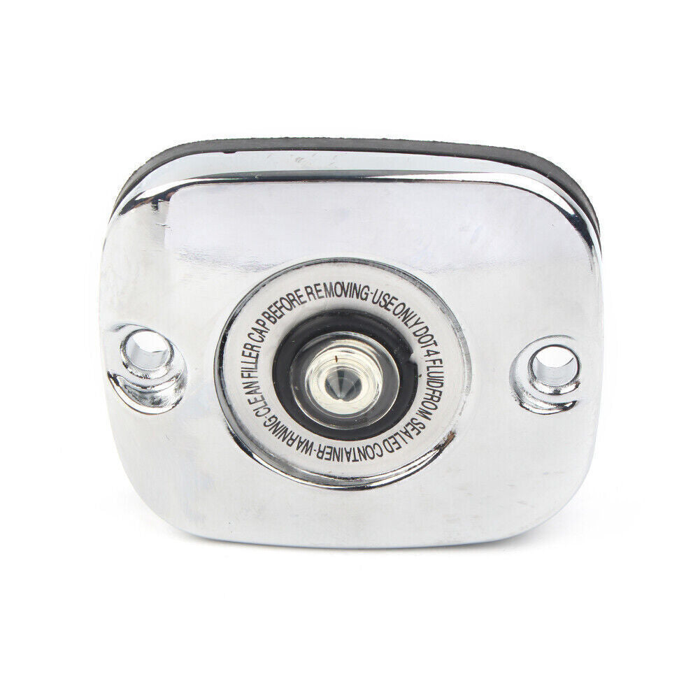 Front Brake Master Cylinder Cover for Harley XL Touring Softail Big Twin Chrome