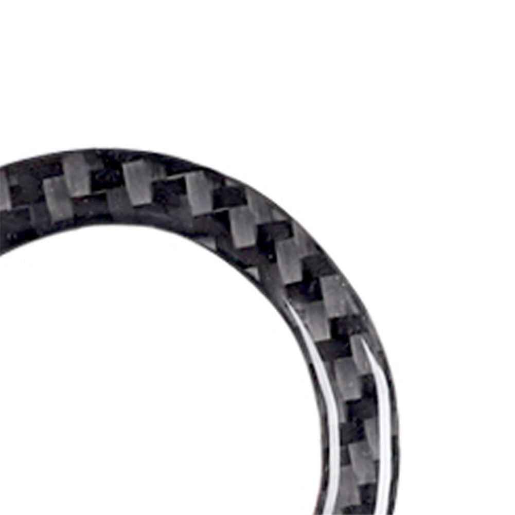 Carbon Fiber Engine Start Stop Button Ring Trim Panel for Ford Explorer 2011-14
