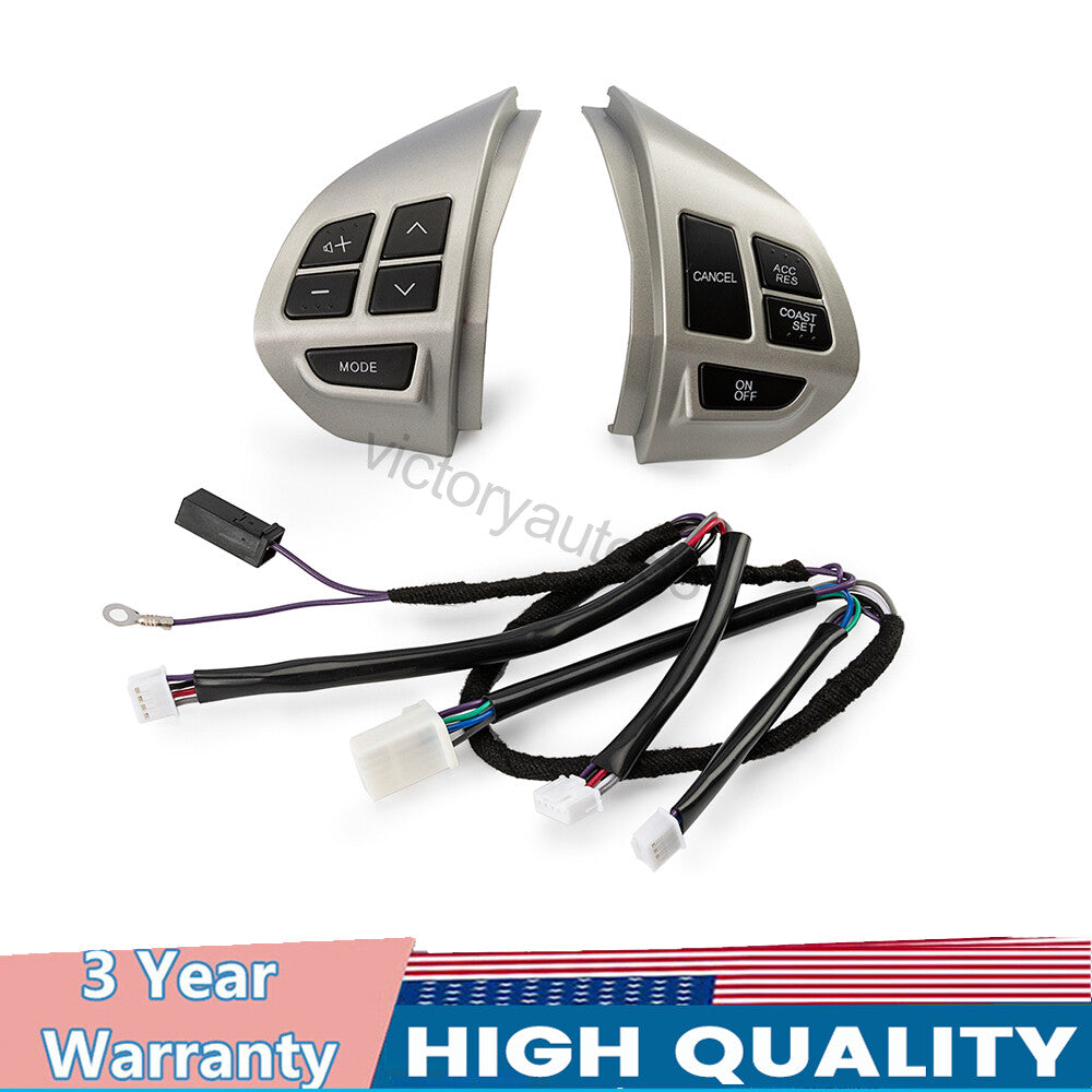 2-pack of steering wheel cruise control switches for Mitsubishi Outlander L200 8701A087