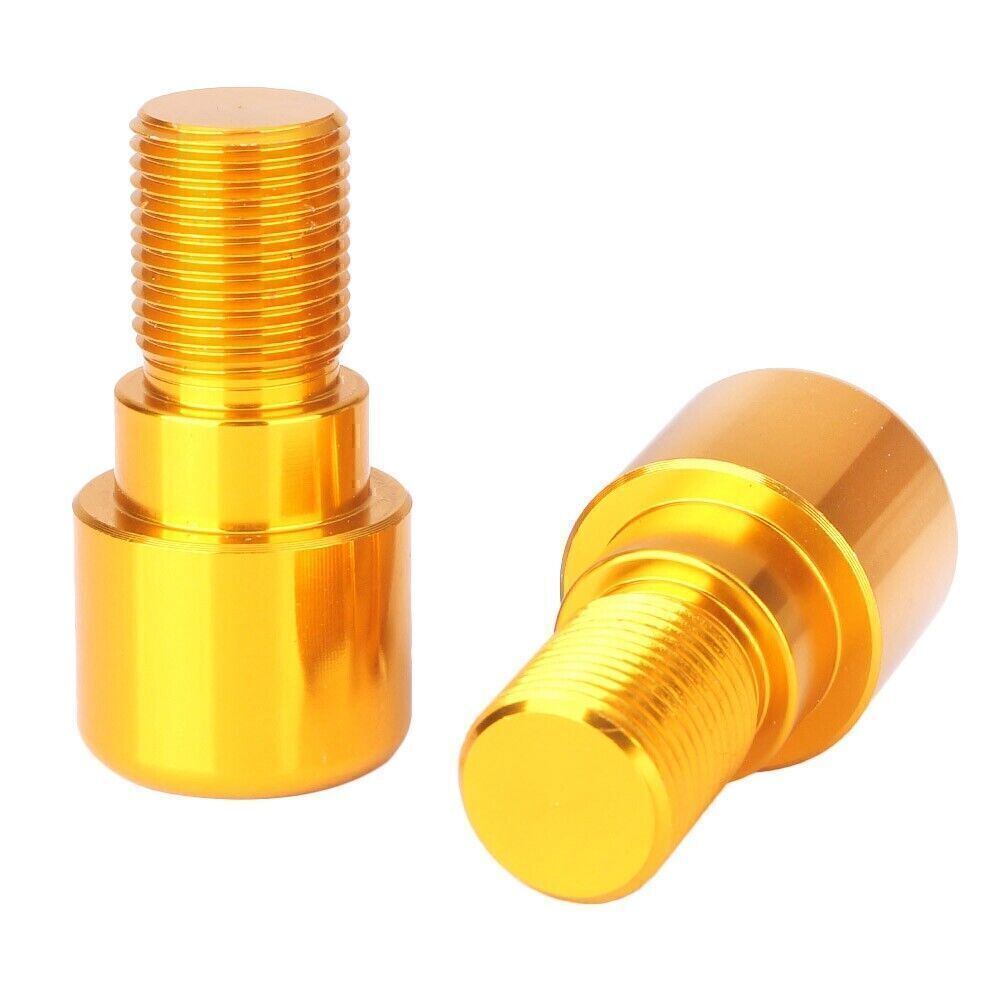 18mm Lenkerendgriffe Stecker f¨¹r for Yamaha YZF R6 1099 -2005  YZF R6S 2006-12 Gold