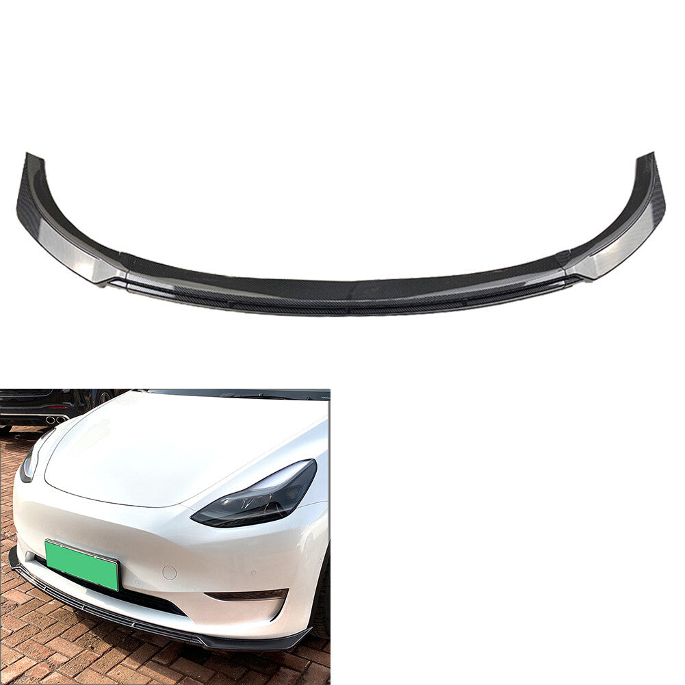 for Tesla for Model Y 2020-2022 21 Car Front Bumper Lip Chin Spoiler Splitter