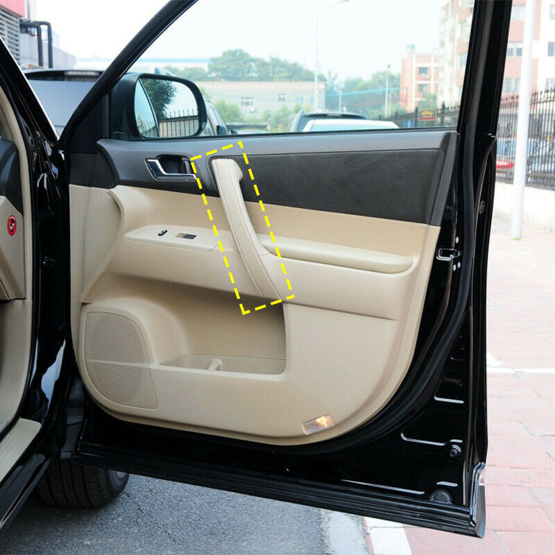 4X for Toyota Highlander 2008-2013 Peach Wood Grain Interior Door Armrest Panel