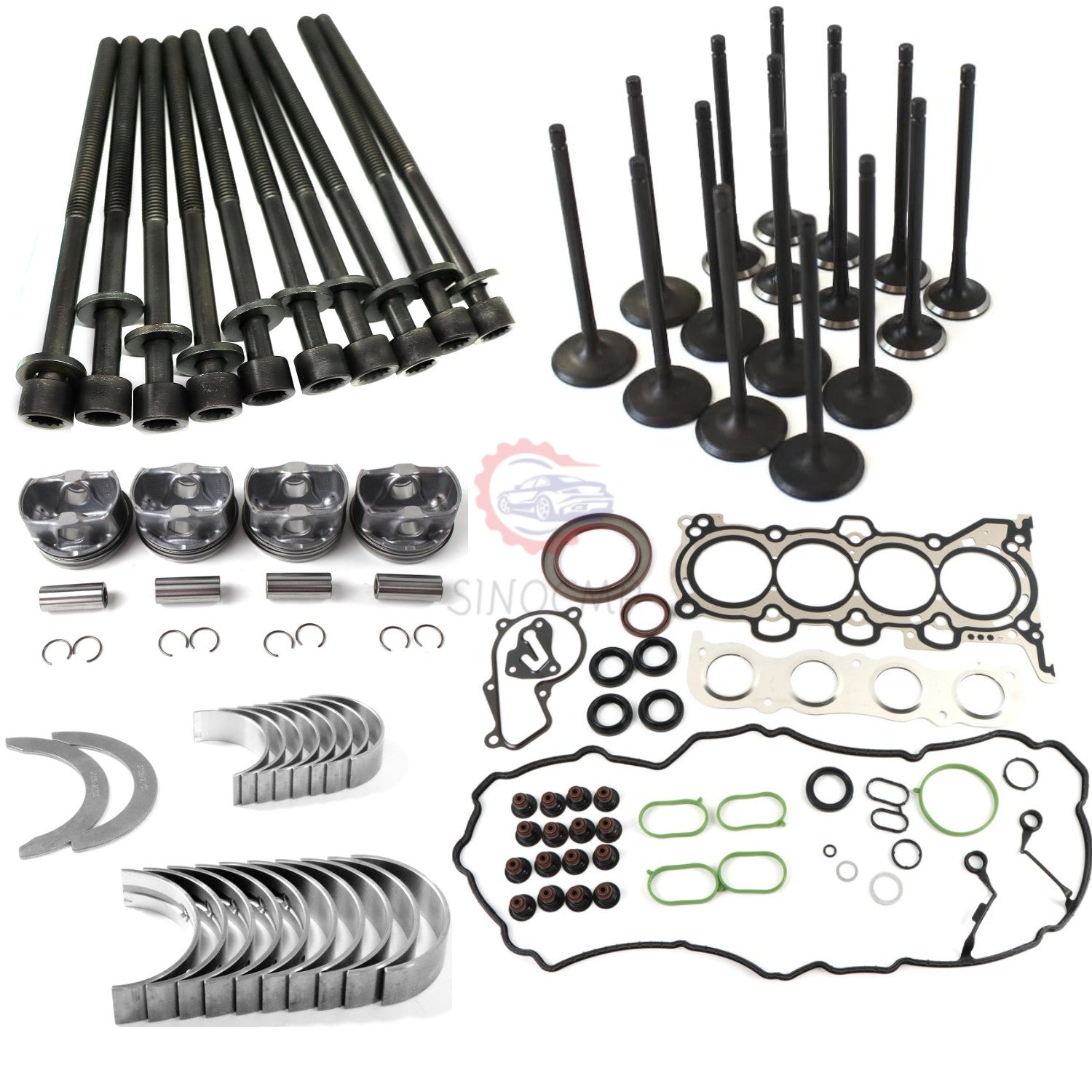 G4NC Engine Overhaul Gasket Set Piston Rings Crankshaft Main Bearing for Hyundai