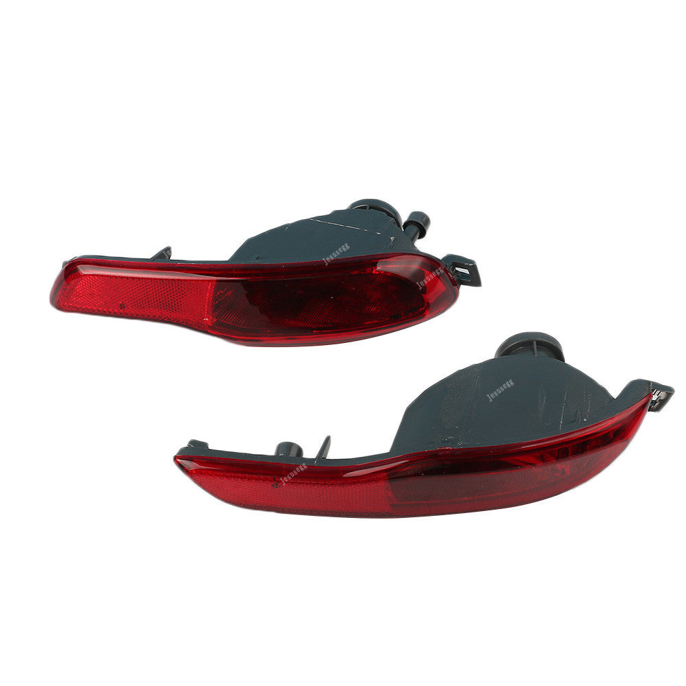 2Pcs Rear Bumper Reflector Fog Light Lamp Cover fit for Jeep Cherokee 2014-2018
