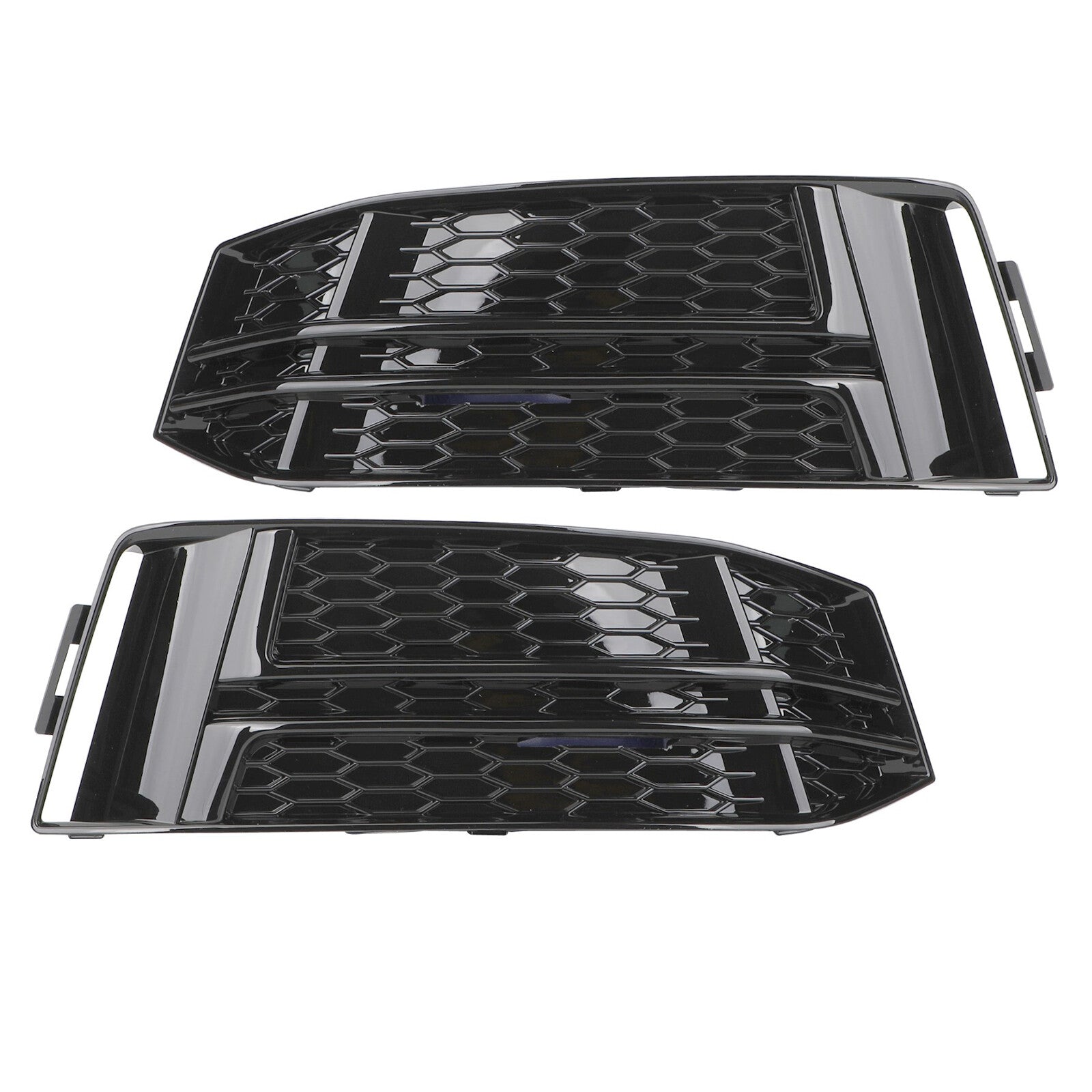 Front Bumper Fog Light Grille Cover Cap For 2016-18 for AUDI A4 B9 S-LINE Right Left