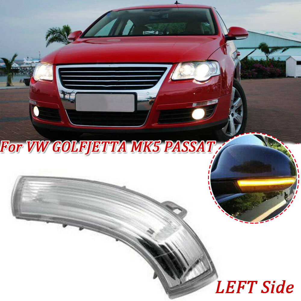 Left mirror indicator turn signal light applicable to for Volkswagen for Golf for Jetta MK5 for Passat LED
