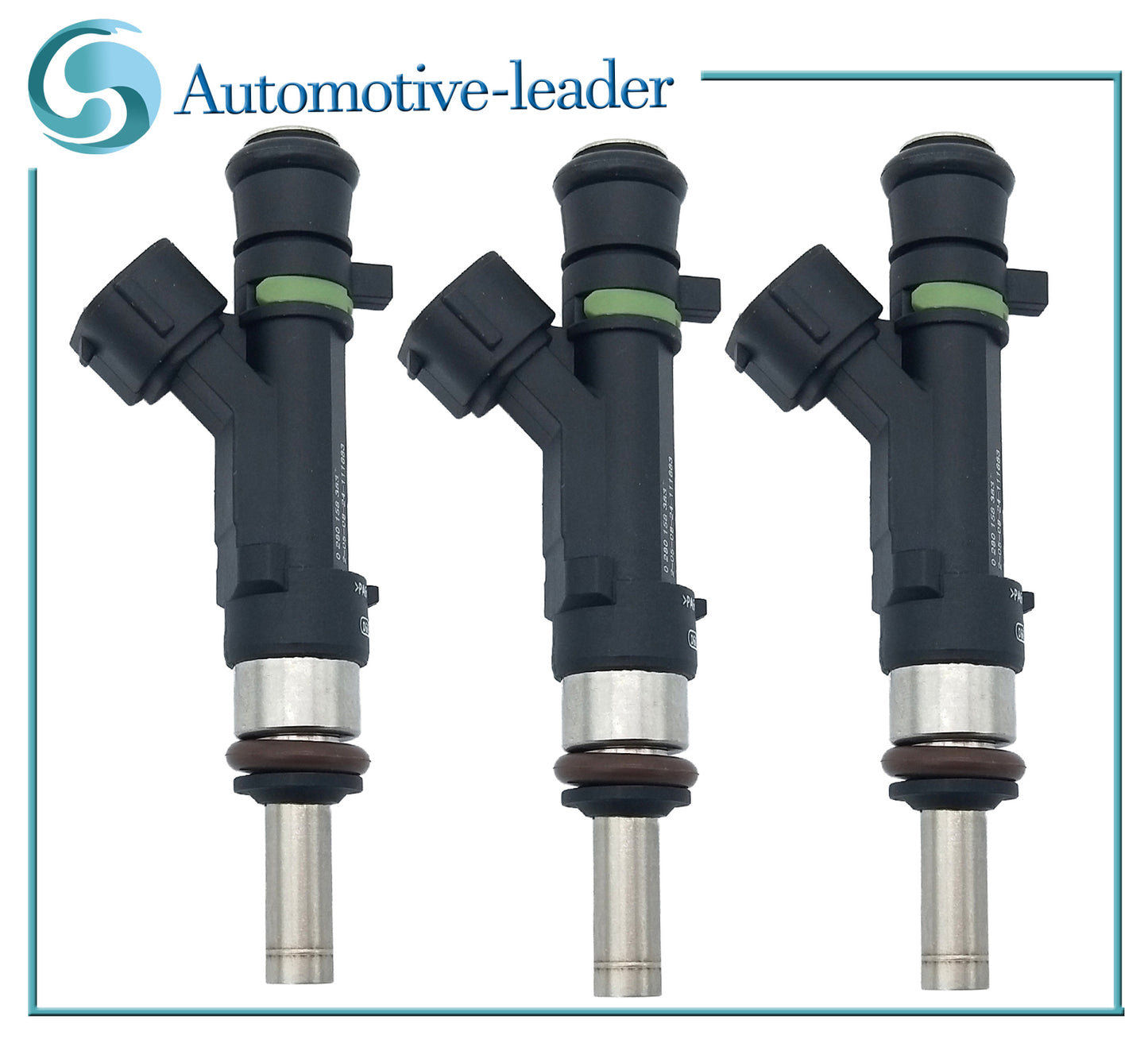 3Pcs Fuel Injectors 0280158383 420874000 For Seadoo BRP GTX 300 RXT-X RXP-X Wake
