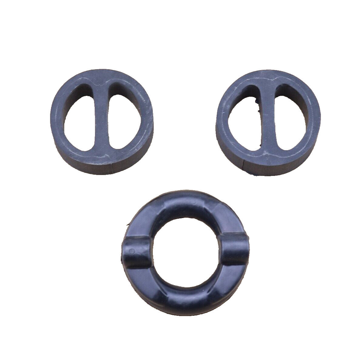 Front and rear exhaust muffler system hanger kit, donut ring 3-piece set for BMW E28