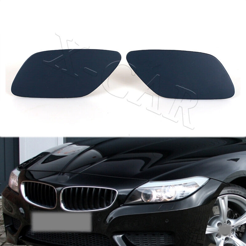 1 Pair black Front Bumper Headlight Washer Nozzle Cover for BMW Z4 E89 2009-2016