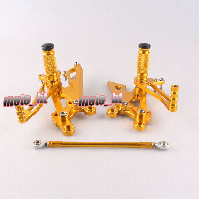 for Honda RVF400 All Years Black CNC Racing Bike Rearset Footpeg Rest Pedals