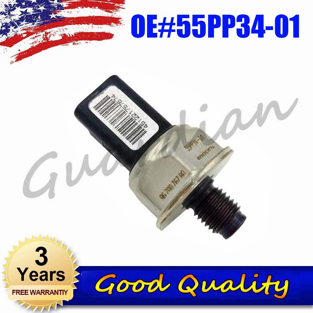 One fuel pressure sensor 55PP34-01 for Volvo V40 BJ13, for MAZDA Focus Mk3, and for Peugeot .
