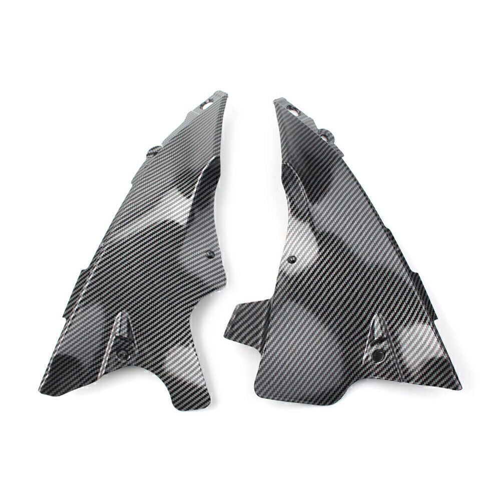 Fit for Yamaha YZF-R1 04-06 Carbon Fiber Look Front Dash Air Tube Trim Cover Fairing