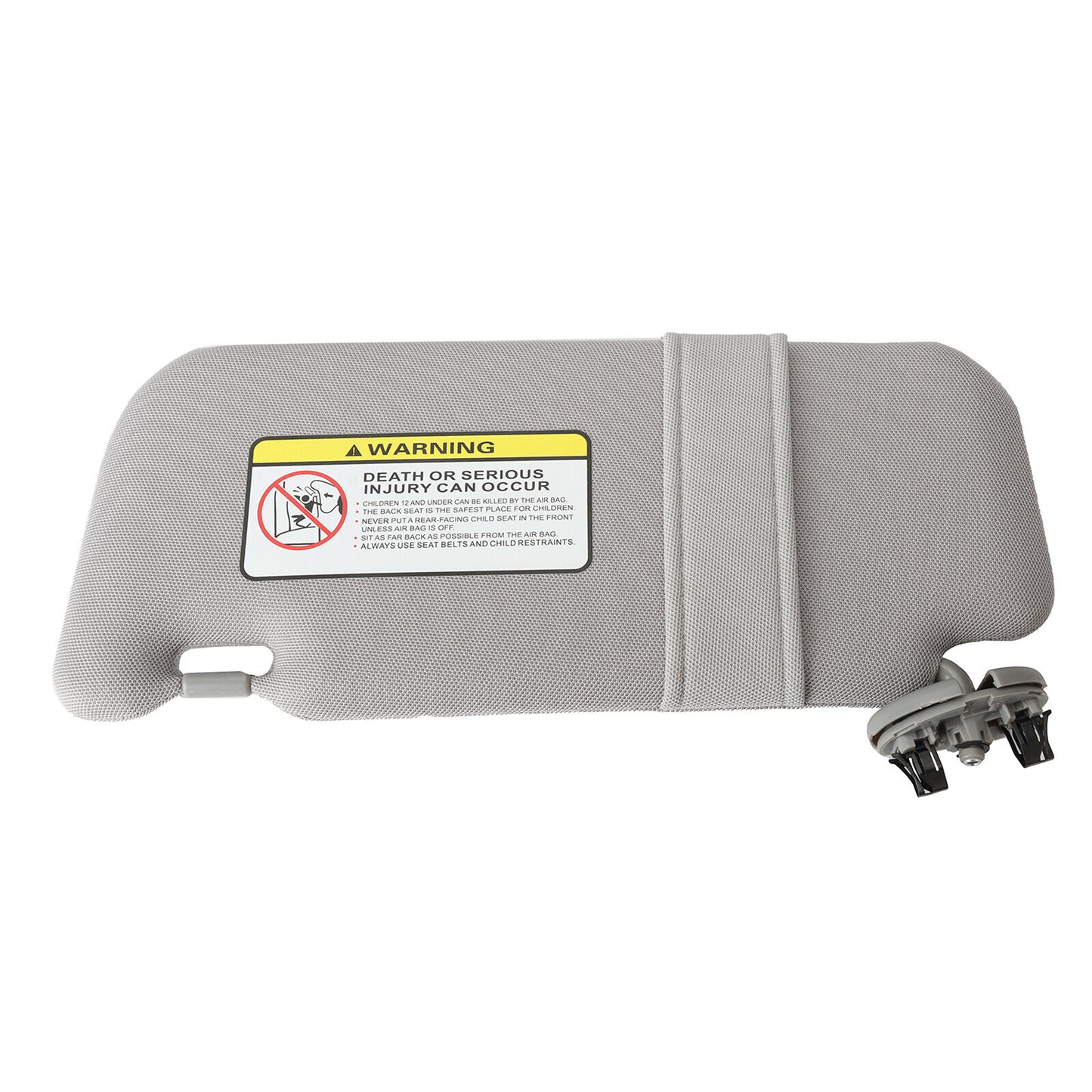 74310-12L80-B0 Right Passenger Side Sun Visor Gray for Toyota for Corolla 09-13 11