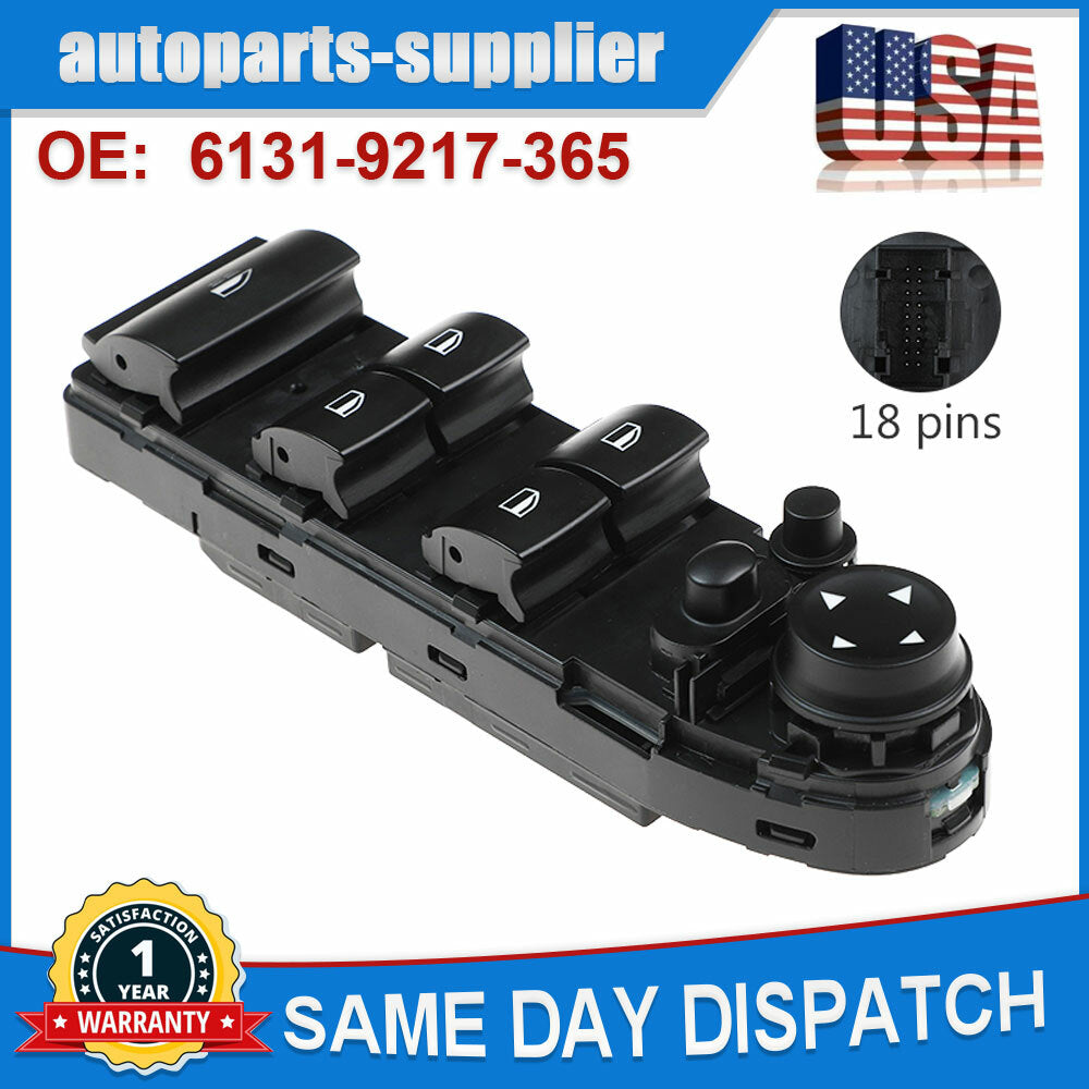 Master Power Window Switch Control for 2007-2013 for BMW E93 M3 328i 61319217365