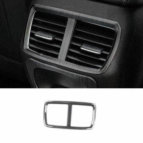 2020-2023 for Hyundai Sonata Black Titanium Rear Row Air Outlet Vent Cover Frame