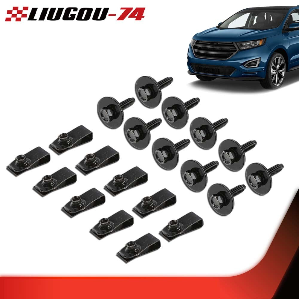 Fits  for ford  truck body bolts and U-nut clips - M6 - 1.0 x 25 mm - 10 mm hexagonal - 20 pieces - Brand new