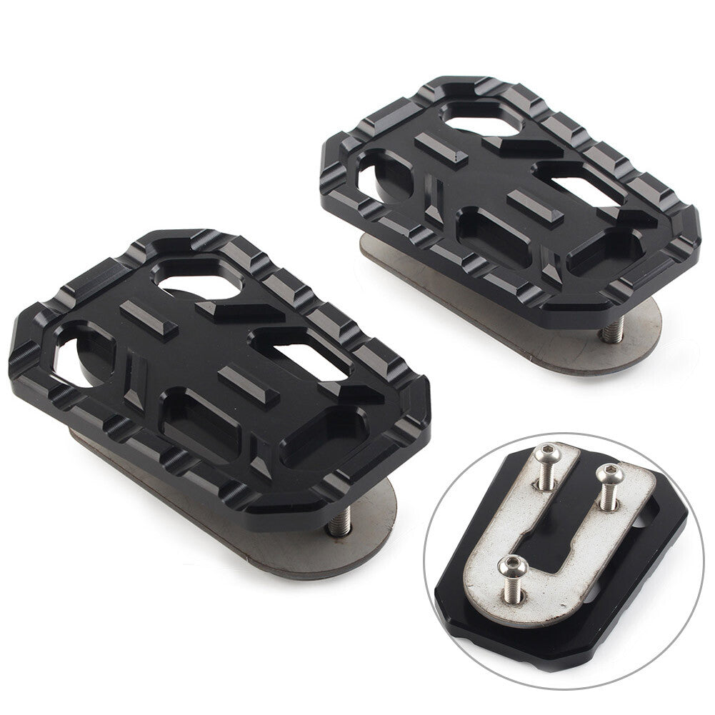 2x CNC Front Foot Pegs Pedals ForScrambler 1200XC 1200 XE Tiger 850 Sport Black