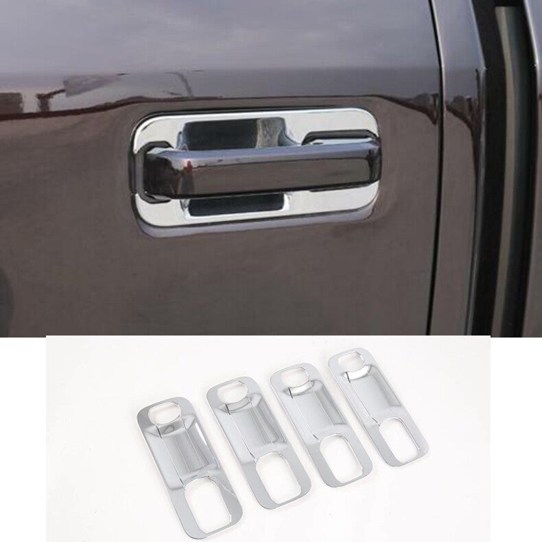 for Ford F150 F-150 2015-2020 Chrome Side Door Handle Bowl Molding Cover Trim 8x