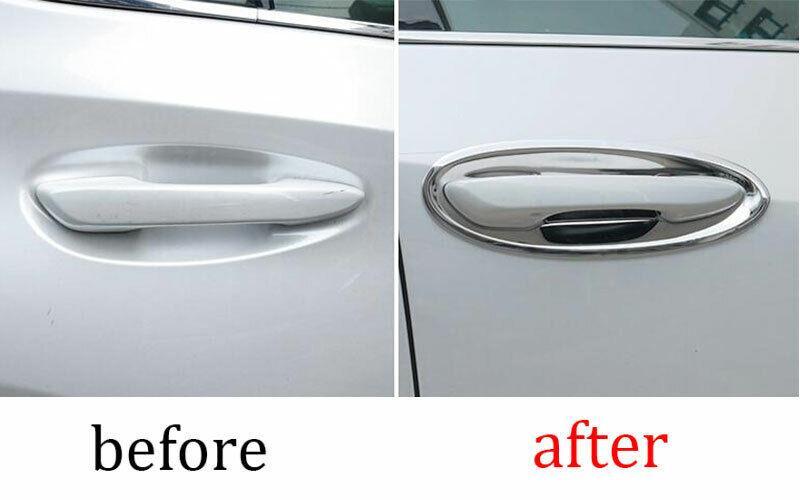 for Lexus UX200 250h 2019-2022 Chrome Steel Exterior Side Door Bowl Cover Trim