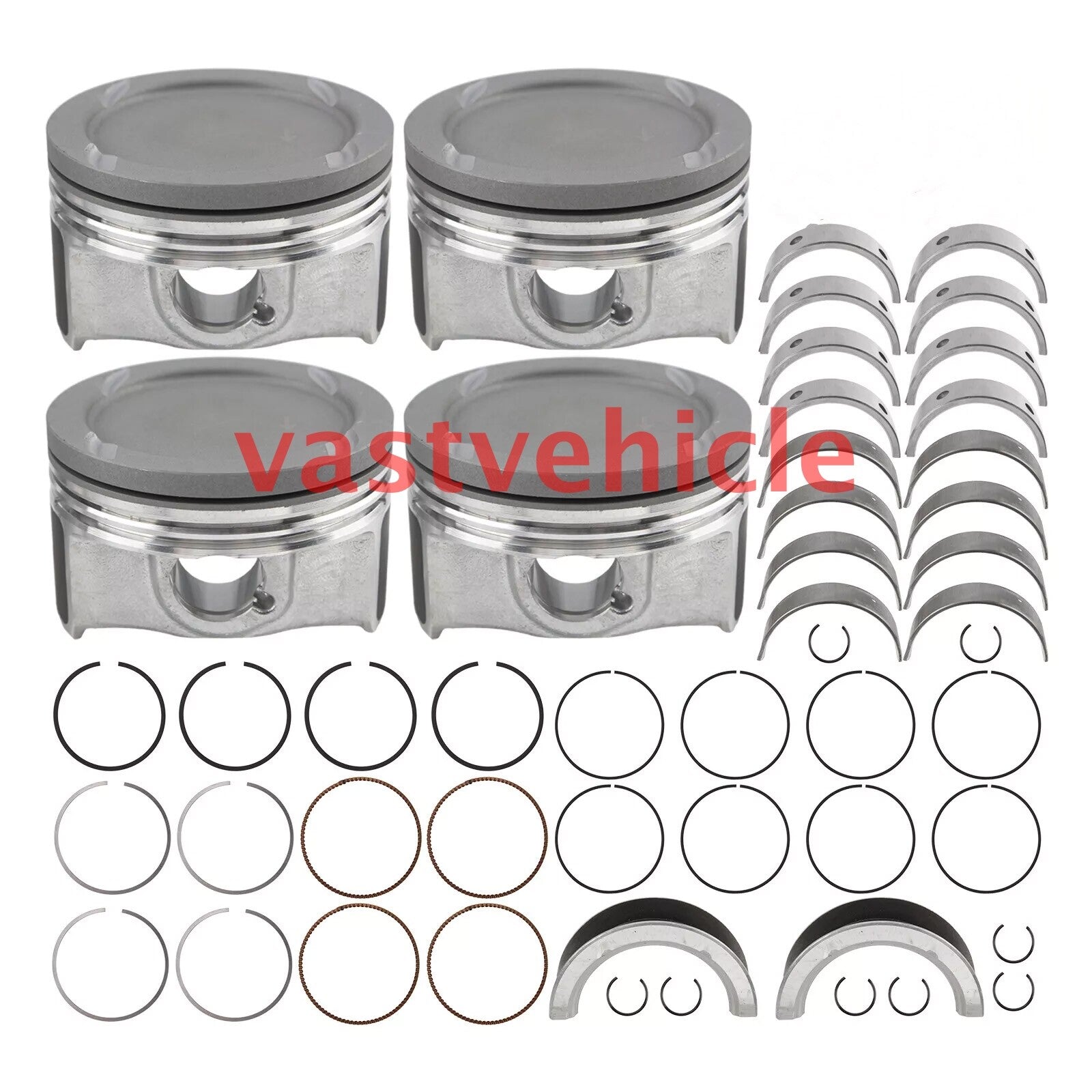 Main Bearing Rod Bearing Piston Ring Kit For 11-15 for Buick for Chevy for Cruze Encore 1.4L
