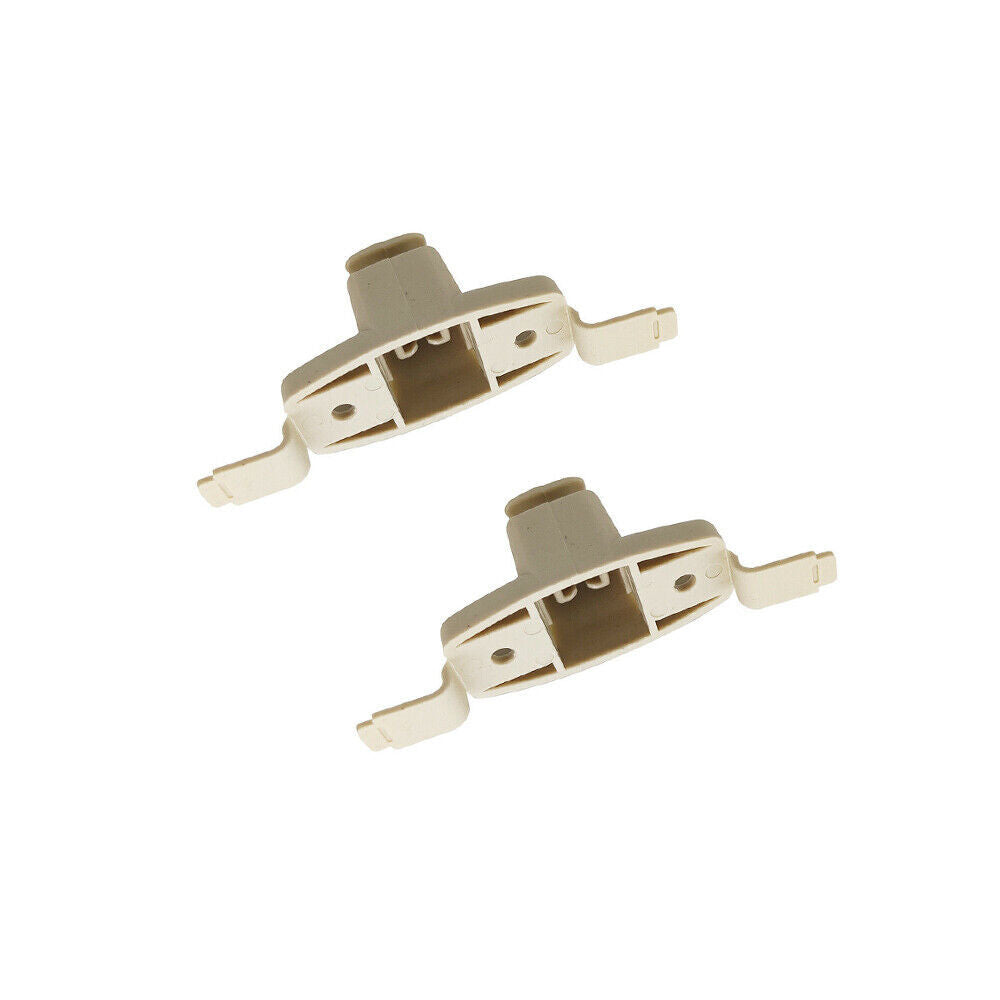 2PCS Beige Sun Visor Clip Holder Bracket Fit for BMW E46 323i 323Ci 325i Ci Xi M3