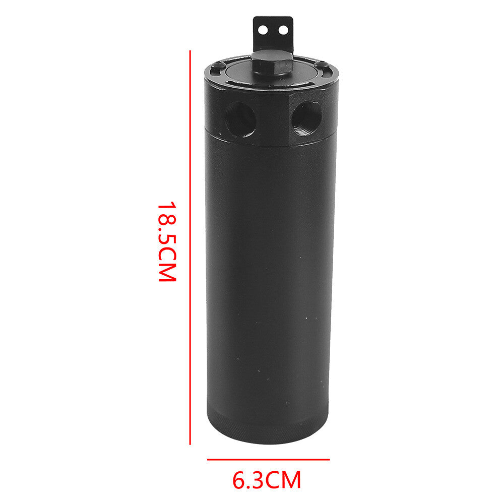 Universal 3/8 inch NPT Aluminum Confusion 2-Port Oil Tank with Vent Filter