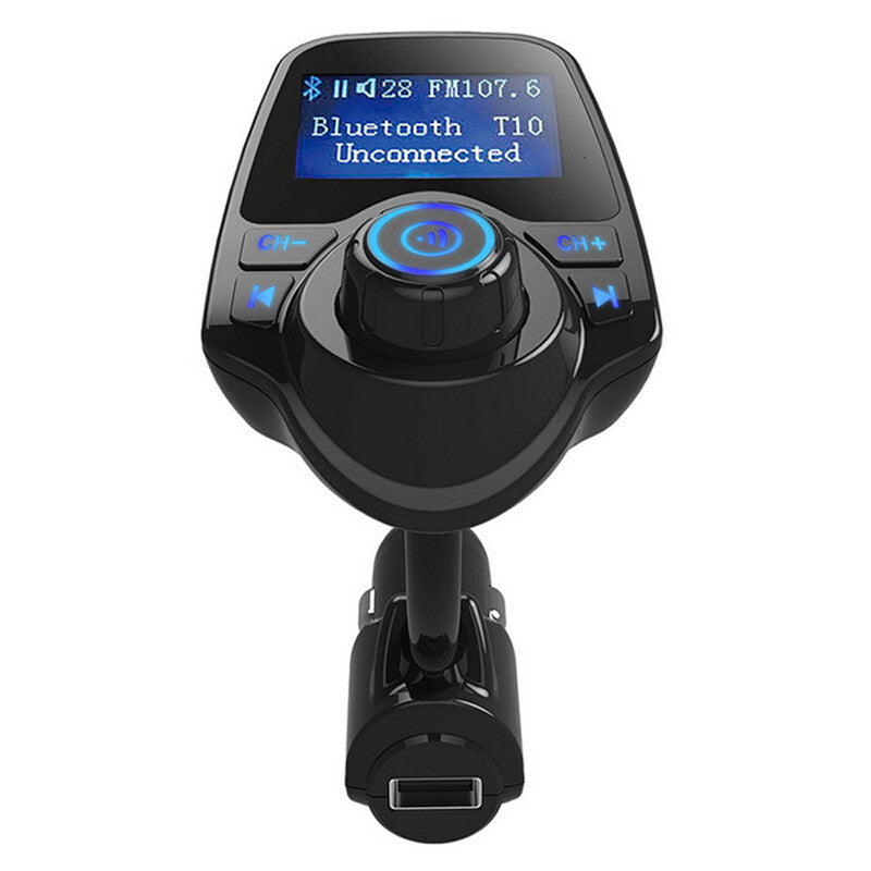 Car Blue Display Bluetooth FM Transmitter Modulator Mp3 Player Handsfree Charger