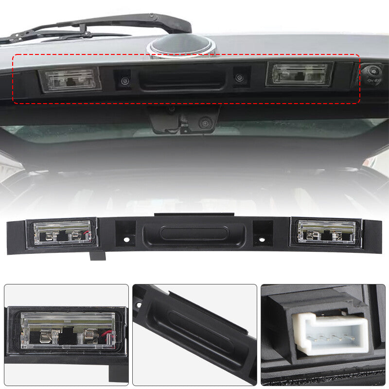 Trunk Lid Grip Assembly With Key Button 51133403611 Fit for BMW X3 E83 2004-2010
