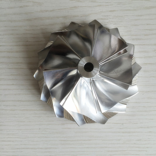 GTX3582 62.45/82.36mm 9833-2 7+7 blades billet compressor wheel