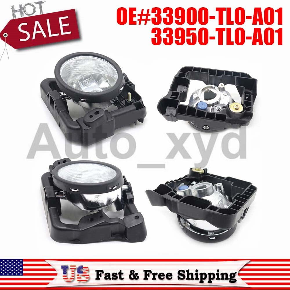 Left and right windshield fog light protectors without bulbs, suitable for Acura TSX 09 10
