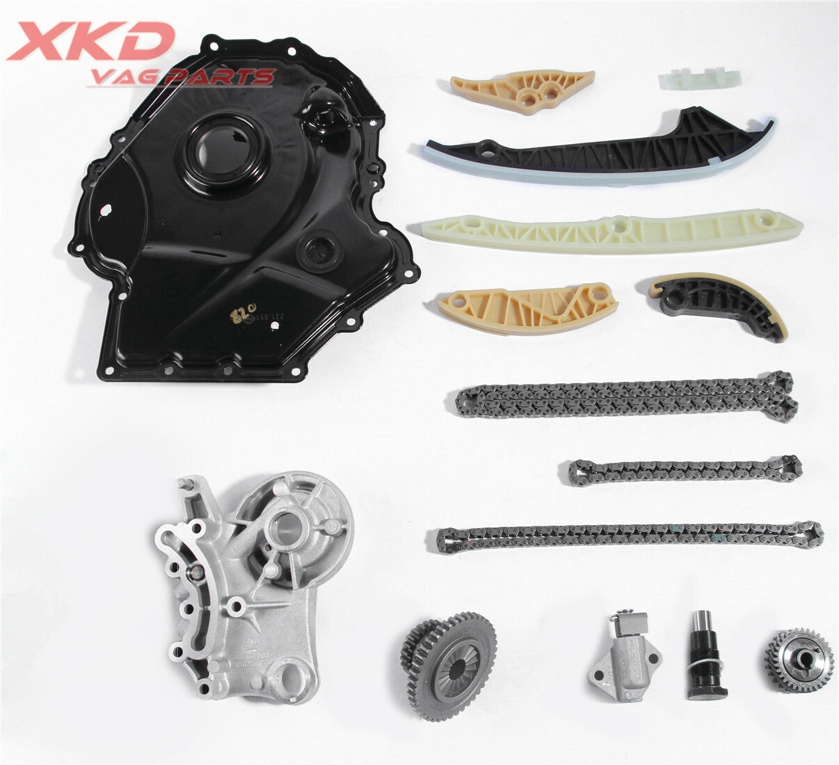 Ea888 engine timing chain kit suitable for Volkswagen for Jetta , for Golf , for Passat , for Audi A3, A4, TT 1.8T, 2.0T, etc.
