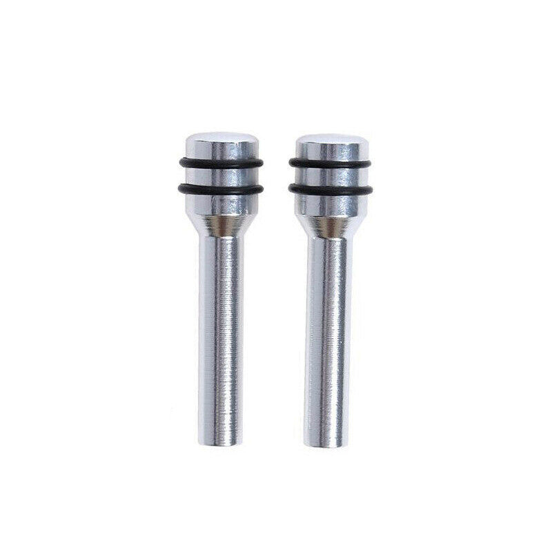 2 Pcs Silver Chrome Alauminum Interior Door Lock Knobs Pins For Car-Truck-Hotrod