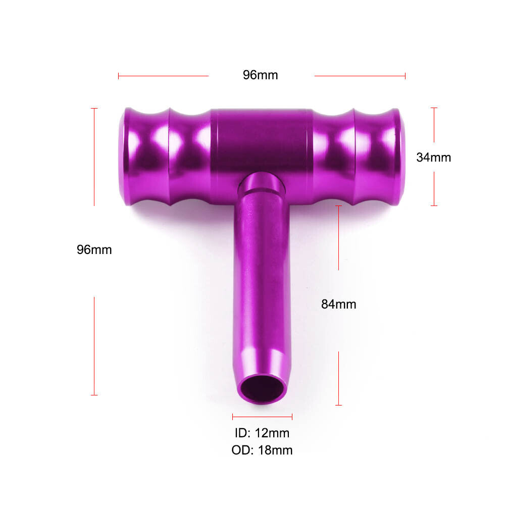 Car Shift Knob Aircraft Joystick Transmission Racing Gear Shiftter Purple