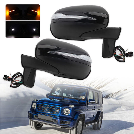 2X Car Side Door Mirrors for Mercedes-Benz G Class W464 Look G63 G500 1992-2012