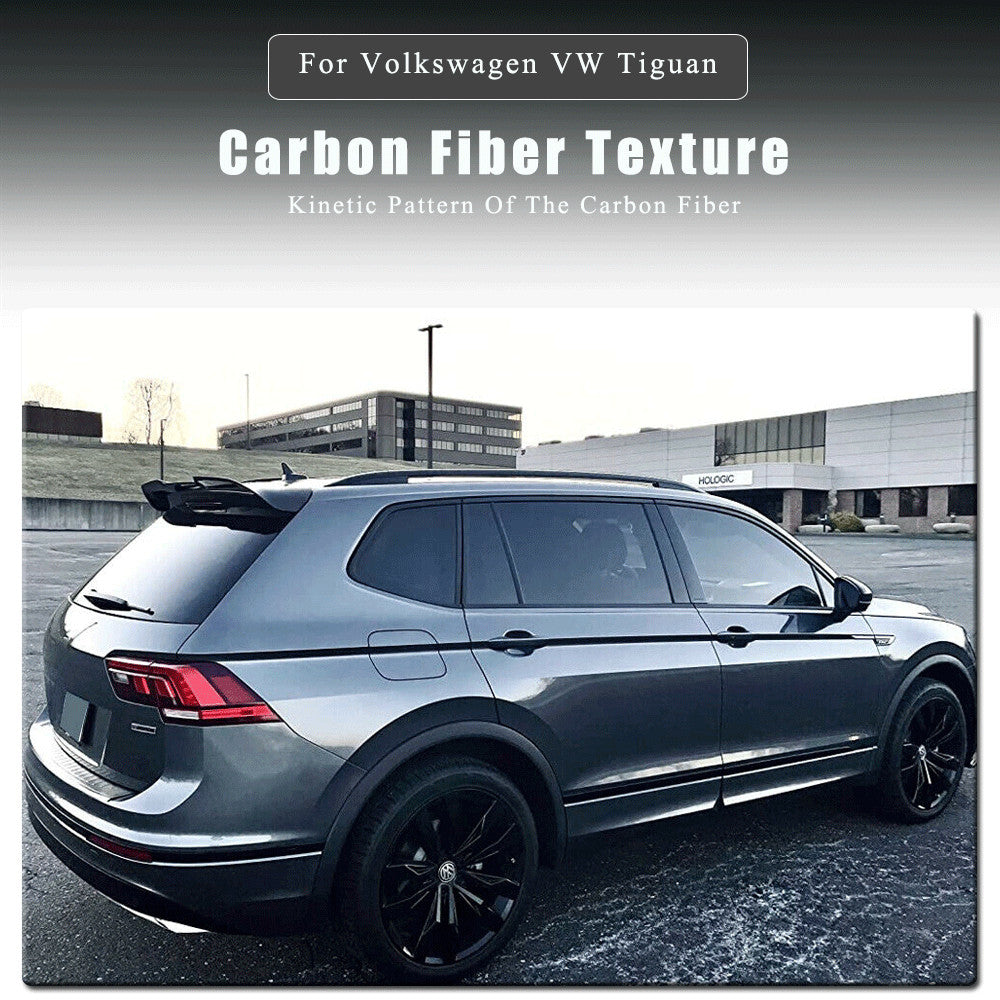 Real Carbon Rear Roof Spoiler Window Wing Fit for Volkswagen for VW for Tiguan MK2 17-19