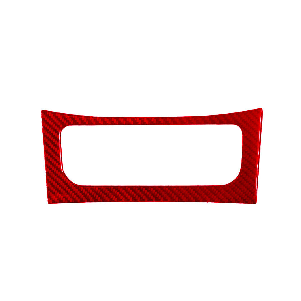 Carbon Fibre Air Conditioning Trim for VW for Passat 2006-2011. Red