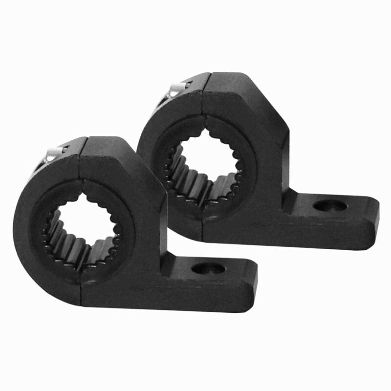 2Pcs 30mm Bracket LED Work Light Bar Horizontal Tube Clamp Roof Roll Cage Holder