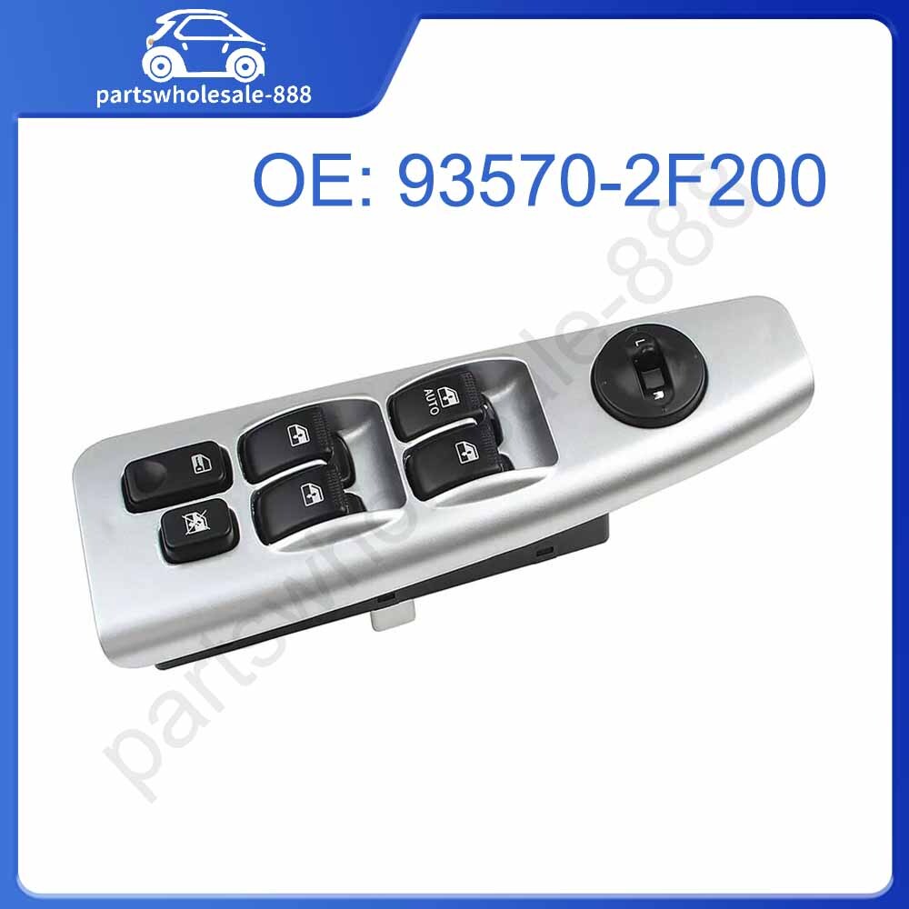93570-2F200 Power Window Switch Main Driver Side for Kia Spectra 2005 - 2009