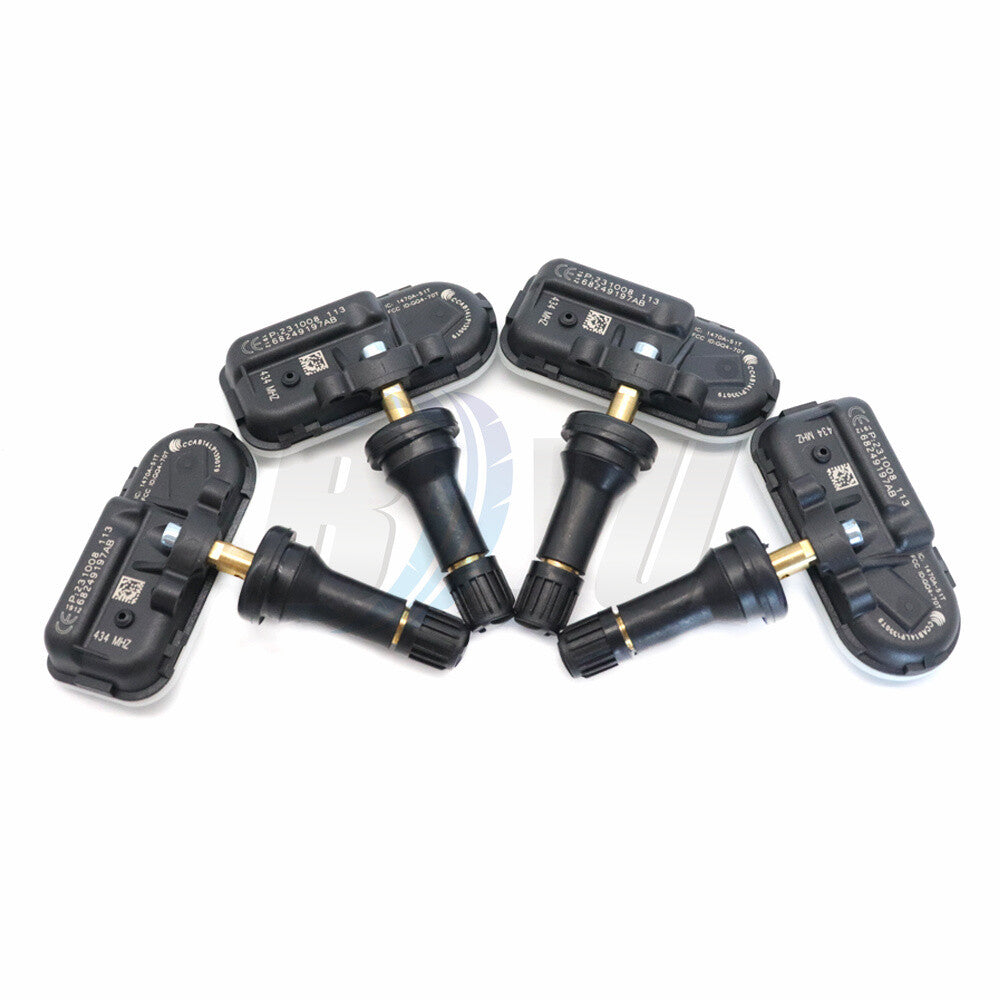 NEW SET 4pcs For 2014-2020 for Jeep Cherokee TIRE PRESSURE SENSOR TPMS 68249197AA