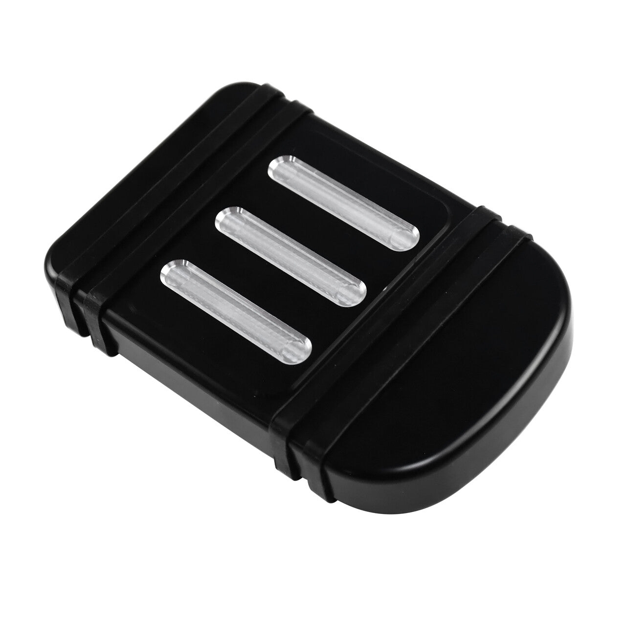 Black CNC Brake Pedal Pad Cover for Harley Touring Electra Street Glide Softail