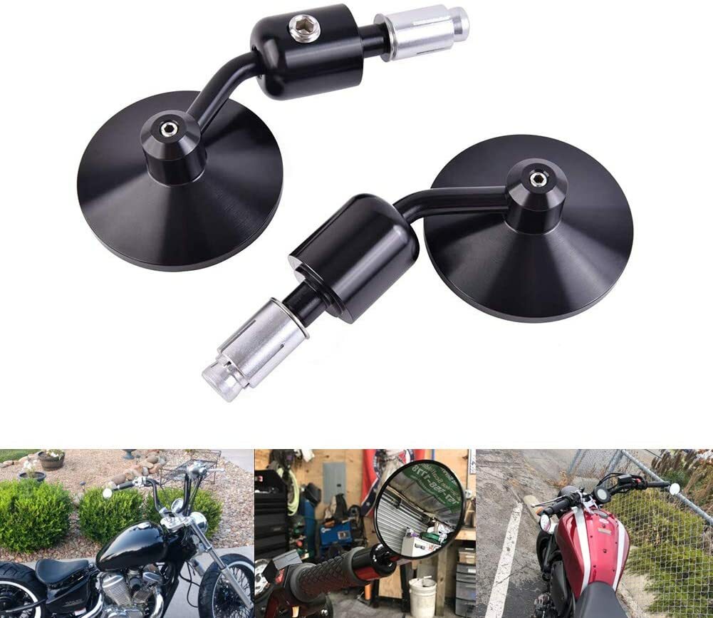 7/8 22MM Motorcycle Handlebar Bar End Rear View Side Mirrors For Honde for Yamaha