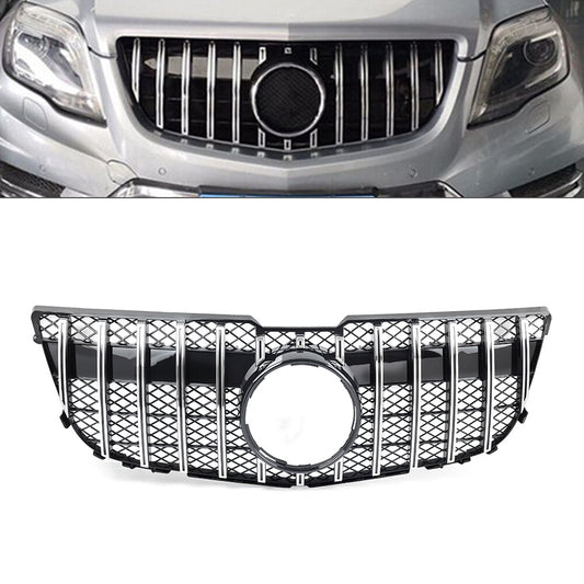 GTR Style Front Bumper Hood Grille for Benz GLK Class X204 2013-2015