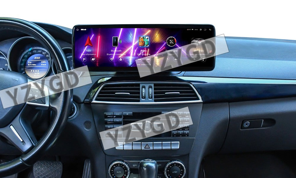 Android Auto CarPlay Car Radio for Mercedes for Benz C Class (W204) 2011-2014 Stereo