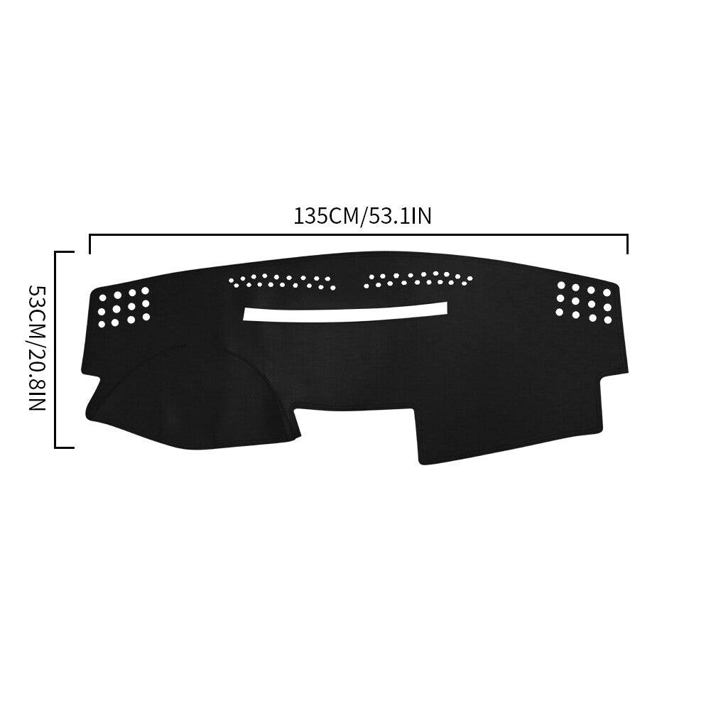 Sunshade Non-Slip Leather Dashboard Cover Dashmat for Toyota for Camry 2007-2011