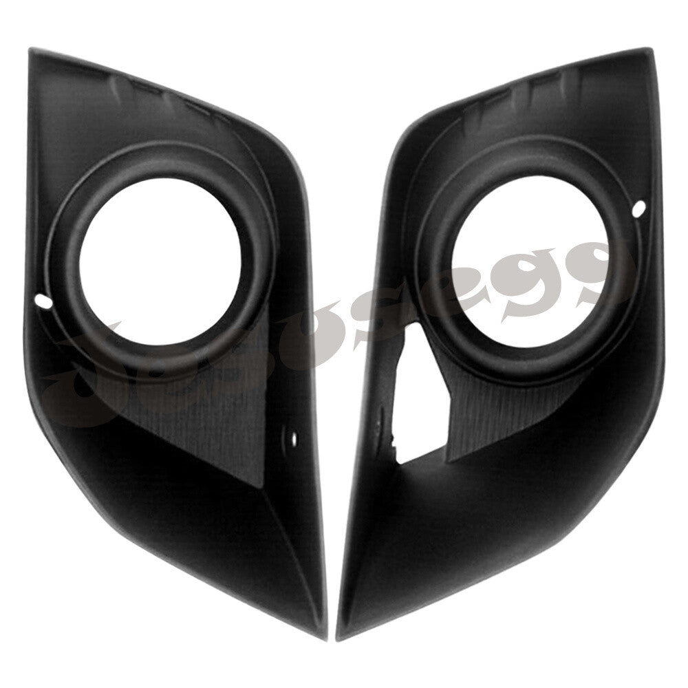 2pcs Front Fog Light Bezels Cover Unpainted for Mitsubishi for Outlander Sport RH+LH